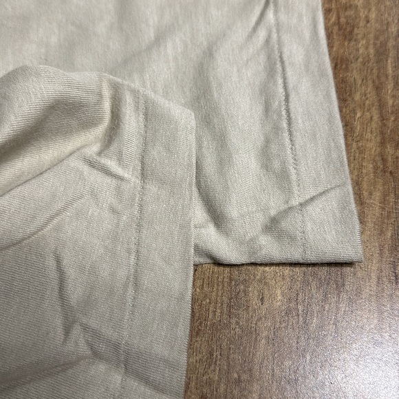 Gap nwt vintage deadstock 100% cotton tan stretchy short sleeve unisex tee top - Picture 5 of 5